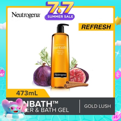 NEUTROGENA - Rainbath Refreshing Shower And Bath Gel Gold Lush For Spa-Like Indulgence 473ml