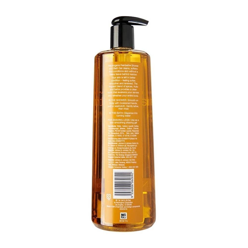 Rainbath Refreshing Shower And Bath Gel Gold Lush For Spa-Like Indulgence 473ml