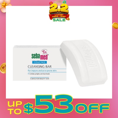 SEBAMED Clear Face Cleansing Bar (Combat Blackheads and Pimples) 100g
