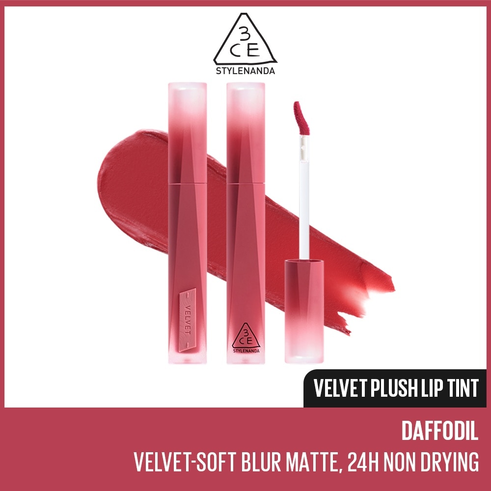 3CE Velvet Plush Lip Tint Daffodil 4g