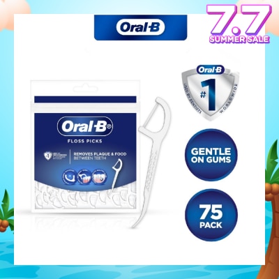 ORAL-B Floss Picks (Gentle on Gums) 75s