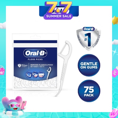 ORAL-B - Floss Picks (Gentle on Gums) 75s