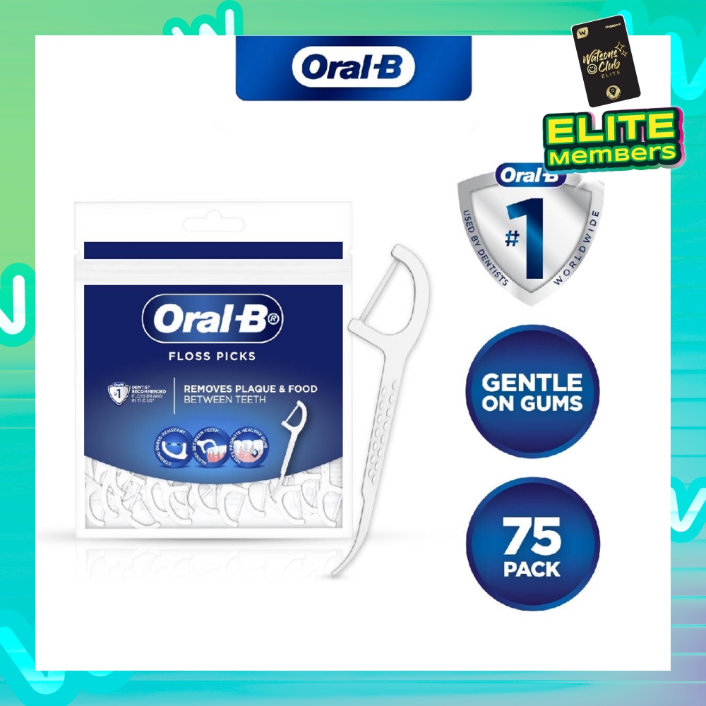 Floss Picks (Gentle on Gums) 75s (Expiry: May`2026)