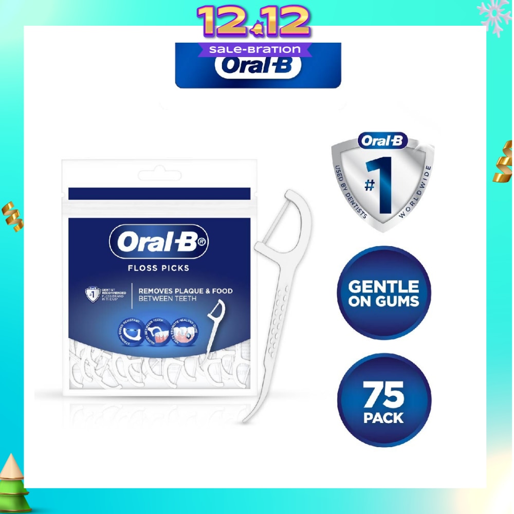 Floss Picks (Gentle on Gums) 75s (Expiry: May`2026)