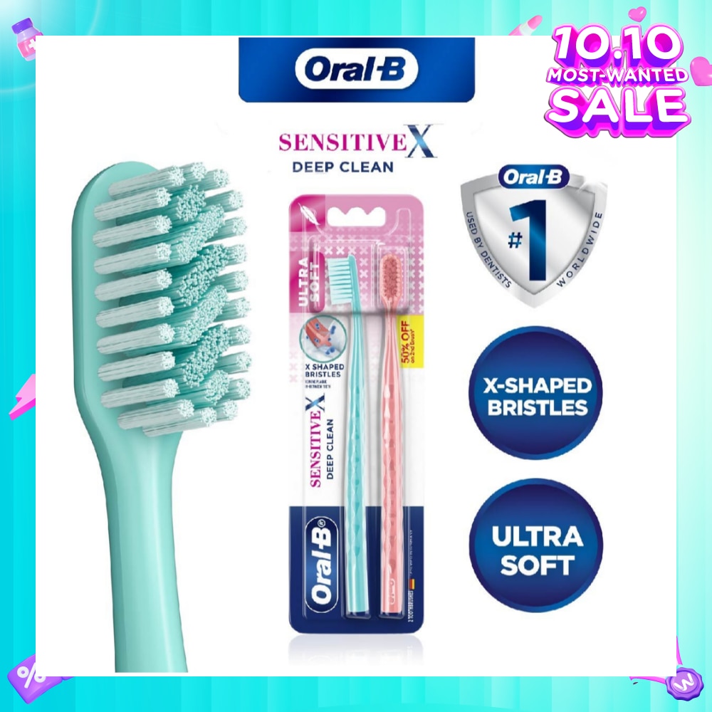 SensitiveX Deep Clean Toothbrush Ultra Soft 2s
