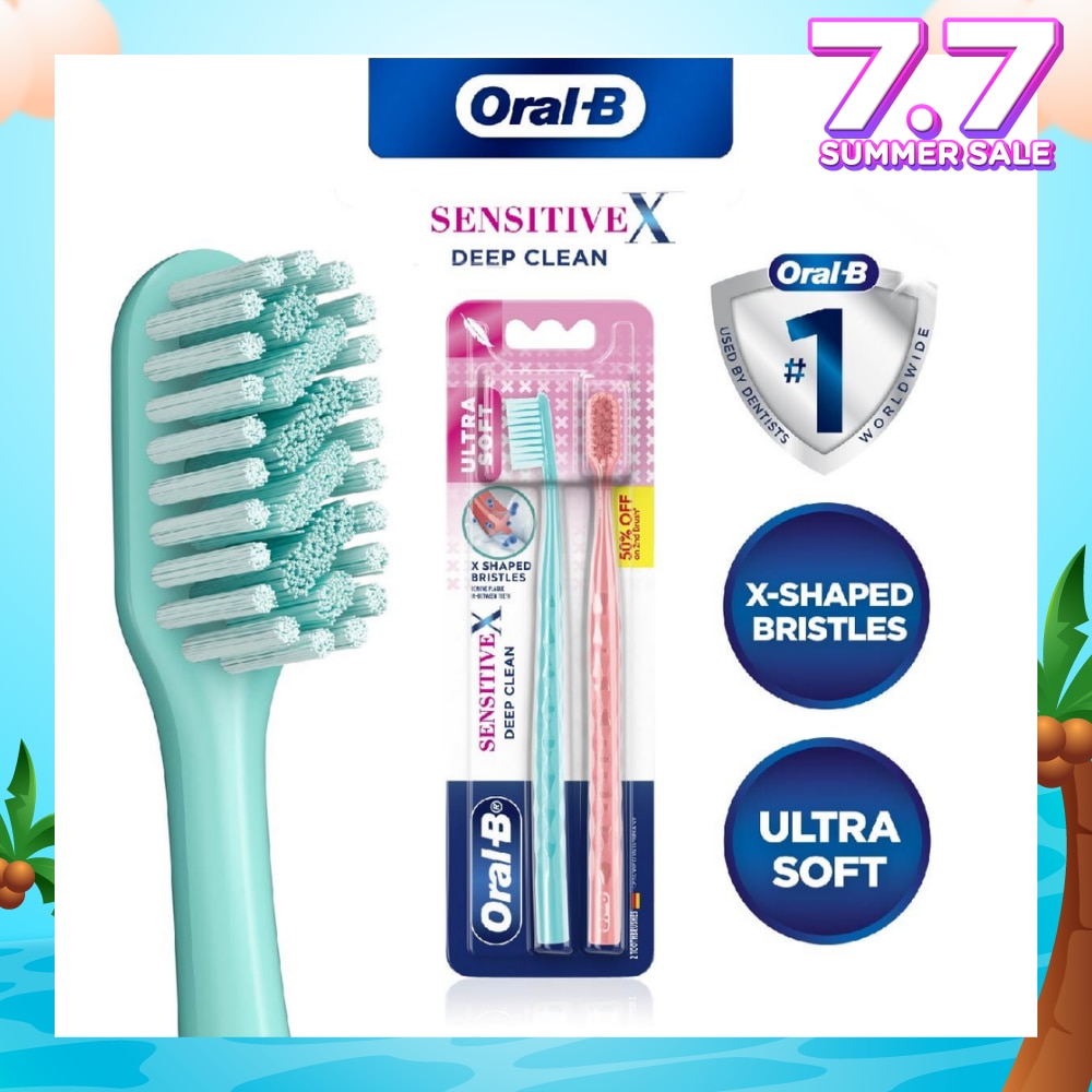 SensitiveX Deep Clean Toothbrush Ultra Soft 2s