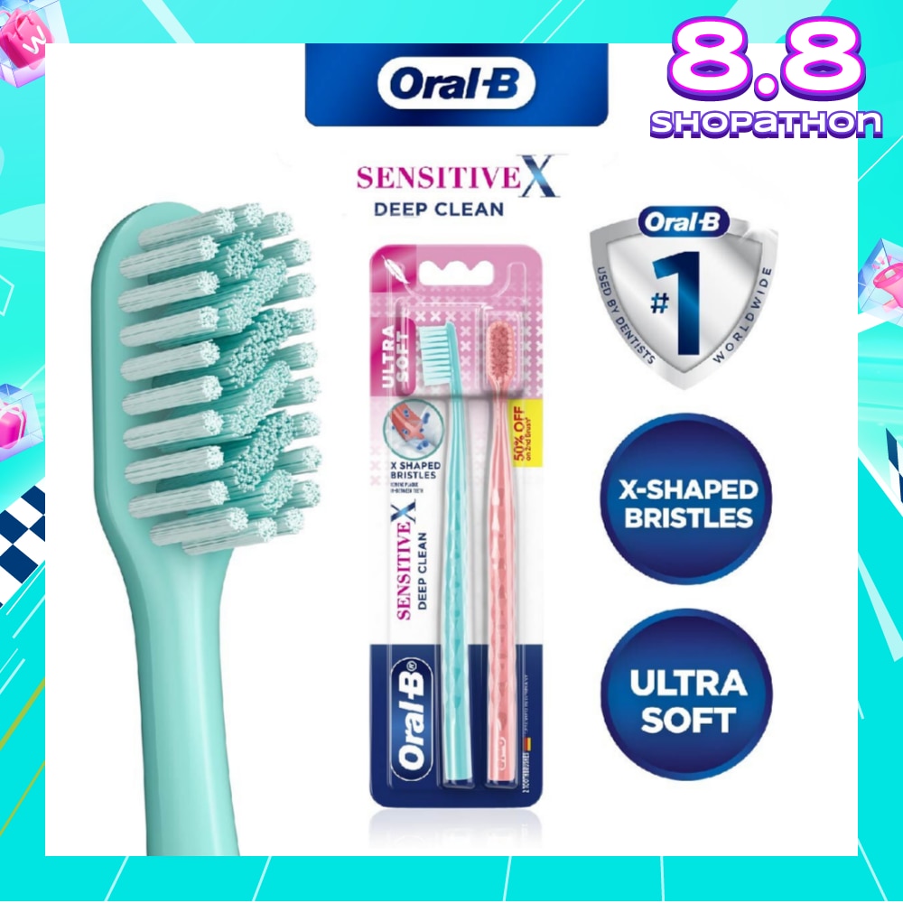 SensitiveX Deep Clean Toothbrush Ultra Soft 2s