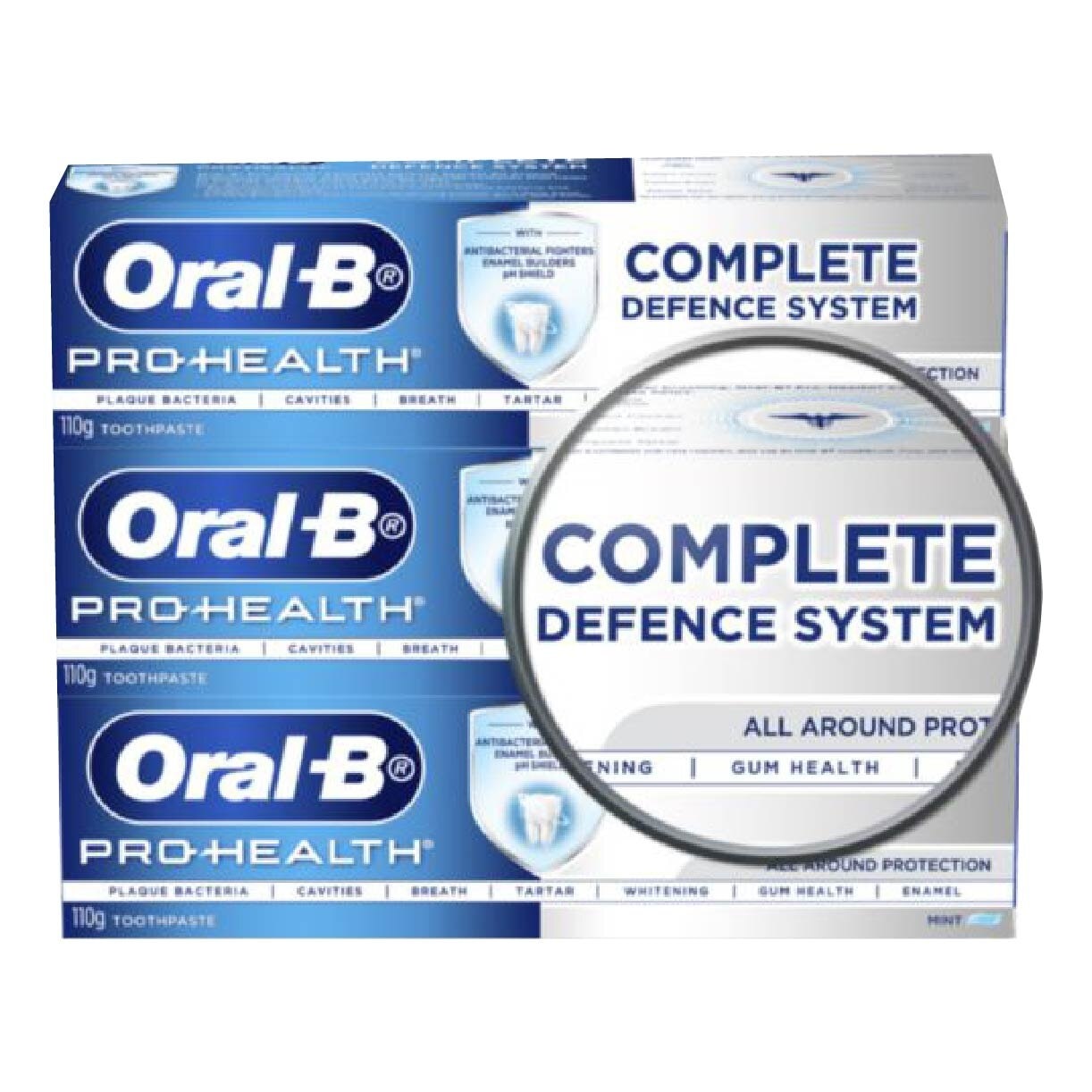 Complete Defence System Toothpaste 110g Bundle Packset x 3s