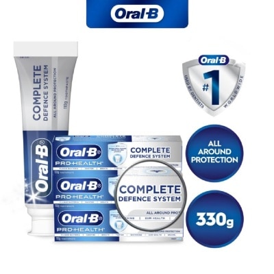 ORAL-B Complete Defence System Toothpaste 110g Bundle Packset x 3s