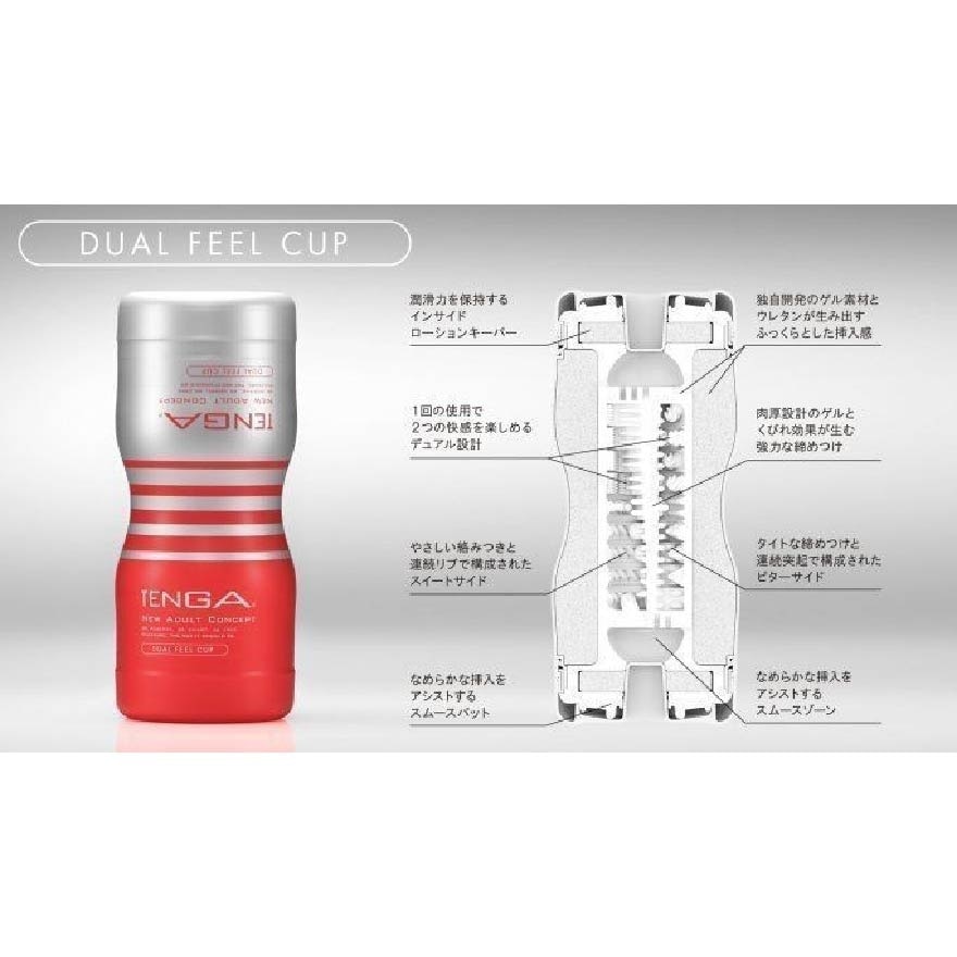 Dual Feel Cup Two In One Blend Stimulation 1s