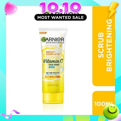 GARNIER Bright Complete Multi Action Brightening Scrub 100ml image