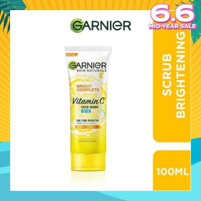 GARNIER Bright Complete Multi-Action Brightening Scrub 100ml
