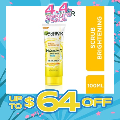 GARNIER - Bright Complete Multi-Action Brightening Scrub 100ml