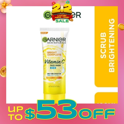 GARNIER Bright Complete Multi-Action Brightening Scrub 100ml
