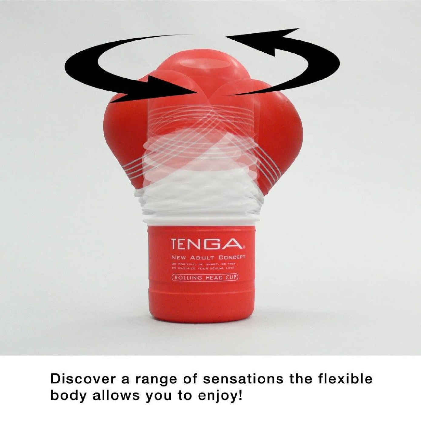 Rolling Head Strong Pre Lubricated Masturbation Cup 132g image