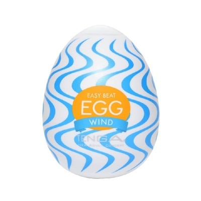 TENGA Egg Wonder Wind (Interior Walls Are Lined With Wave Like Patterns) 1s