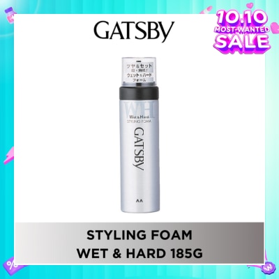 GATSBY Styling Foam Wet & Hard 185g