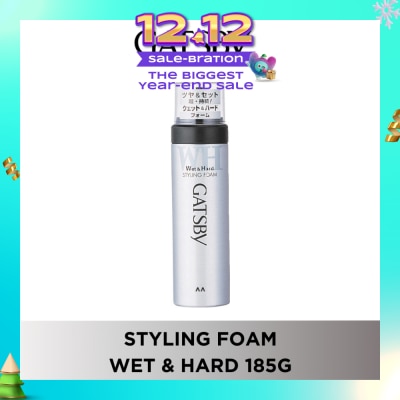 GATSBY Styling Foam Wet & Hard 185g