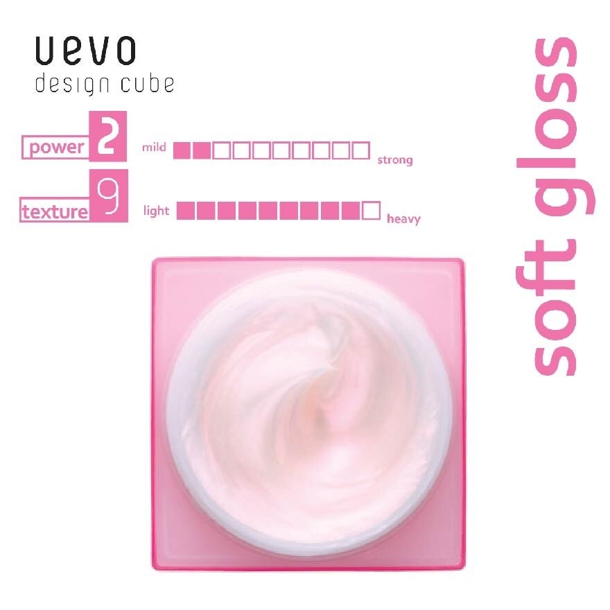 Uevo Design Cube Soft Gloss (For Loose Curls And Short Hair) 80g