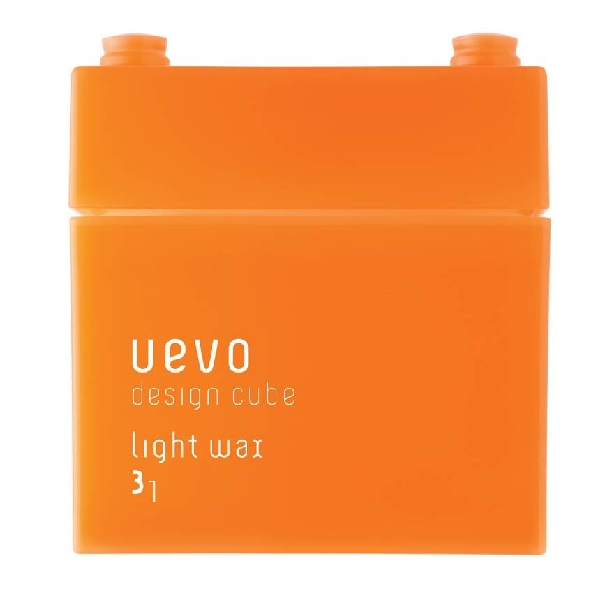 Uevo Design Cube Light Wax (Suitable For Light And Wavy Hairstyle) 80g