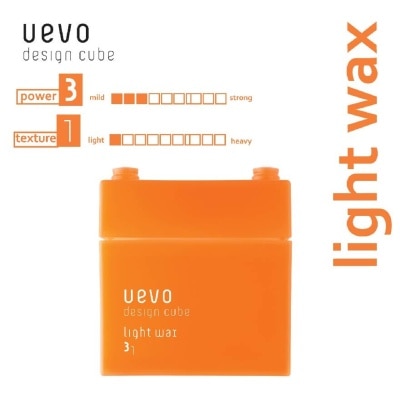 DEMI Uevo Design Cube Light Wax (Suitable For Light And Wavy Hairstyle) 80g