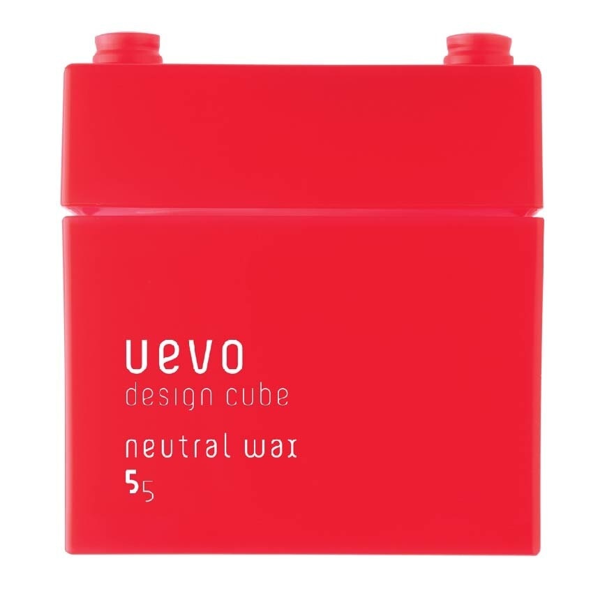 Uevo Design Cube Neutral Wax (Short To Long, Thin To Thick Hair) 80g