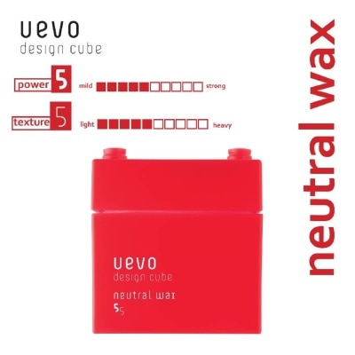 DEMI Uevo Design Cube Neutral Wax (Short To Long, Thin To Thick Hair) 80g