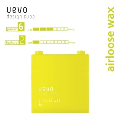 DEMI Uevo Design Cube Air Loose Wax (For Loose Perm Style And Short Hair) 80g