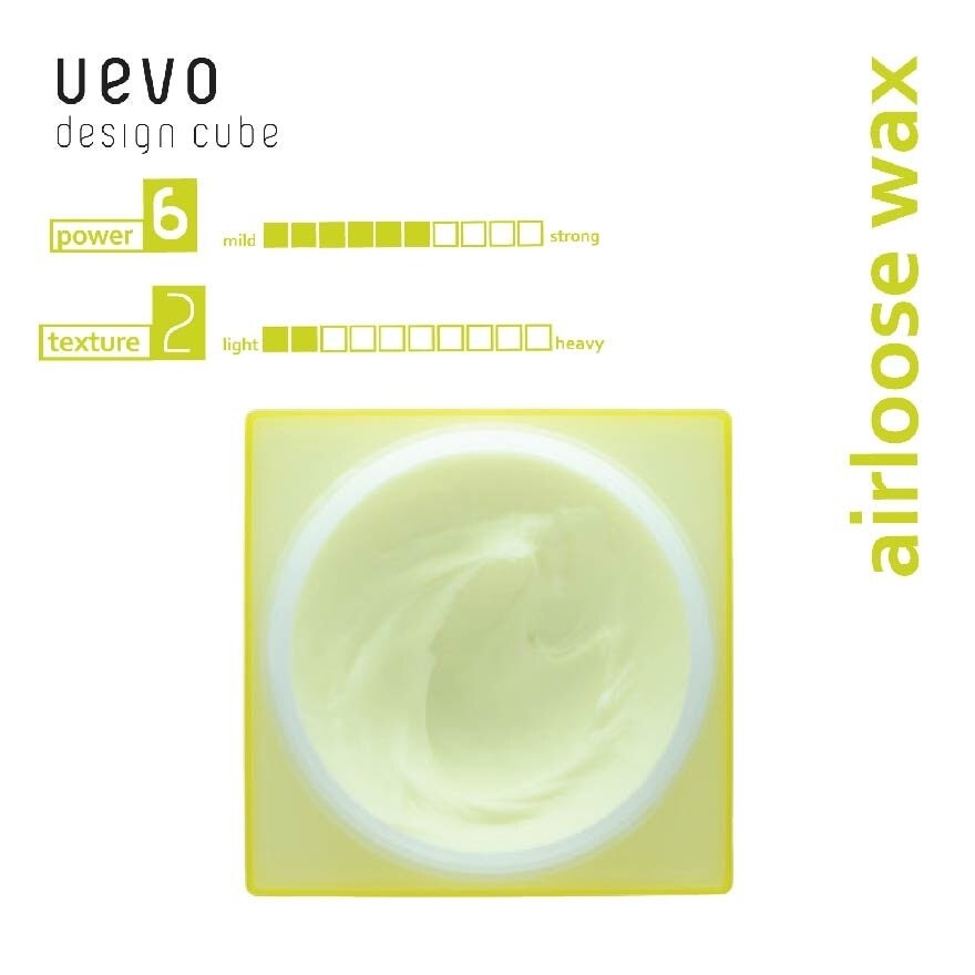 Uevo Design Cube Air Loose Wax (For Loose Perm Style And Short Hair) 80g