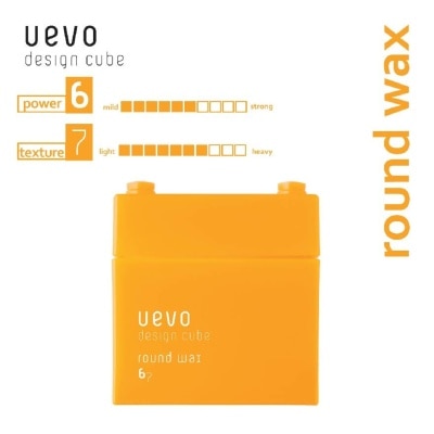 DEMI Uevo Design Cube Round Wax (For Short To Long Hair) 80g