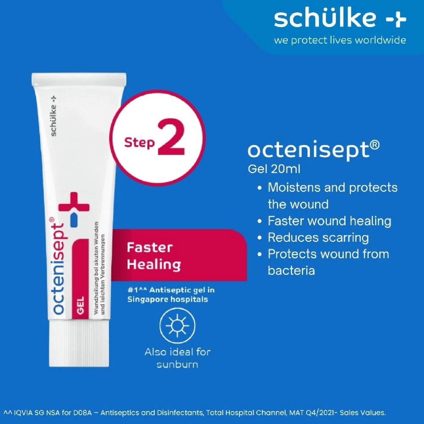 Octenisept Gel (For Acute Wounds & Slight Burns) 20ml image