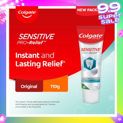 COLGATE Sensitive Pro Relief Original Toothpaste 110g
