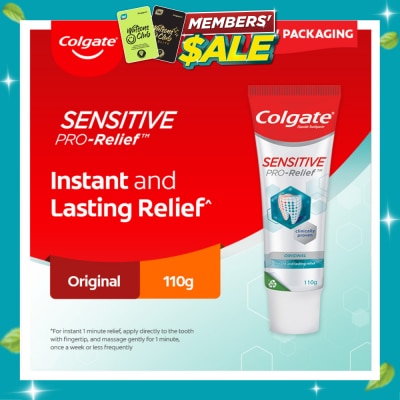 COLGATE Sensitive Pro Relief Original Toothpaste 110g image