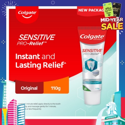 COLGATE Sensitive Pro Relief Original Toothpaste 110g