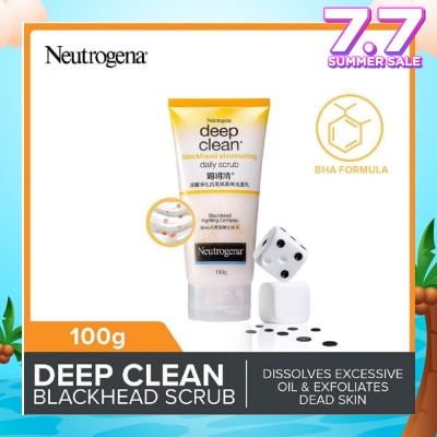NEUTROGENA Deep Clean Black Head Eliminating Daily Scrub (For Acne Prone Skin)100g