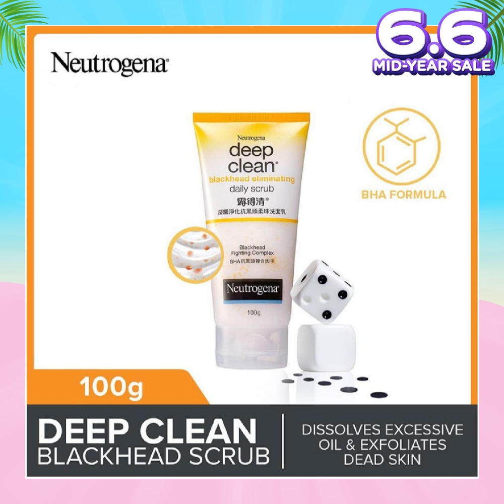 Deep Clean Black Head Eliminating Daily Scrub (For Acne Prone Skin)100g