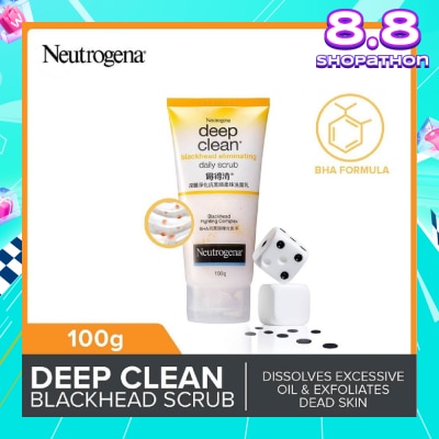NEUTROGENA Deep Clean Black Head Eliminating Daily Scrub (For Acne Prone Skin)100g