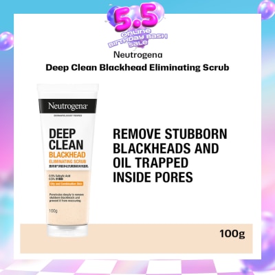 NEUTROGENA - Deep Clean Black Head Eliminating Daily Scrub (For Acne Prone Skin)100g