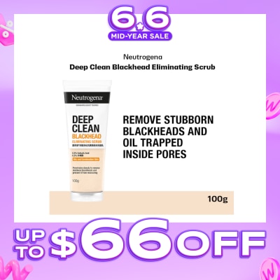 NEUTROGENA - Deep Clean Black Head Eliminating Daily Scrub (For Acne Prone Skin)100g