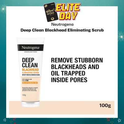 NEUTROGENA - Deep Clean Black Head Eliminating Daily Scrub (For Acne Prone Skin)100g