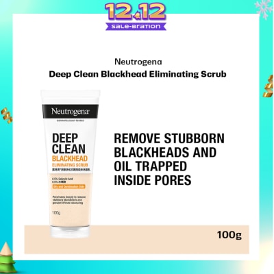 NEUTROGENA Deep Clean Black Head Eliminating Daily Scrub (For Acne Prone Skin)100g