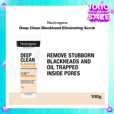 NEUTROGENA Deep Clean Black Head Eliminating Daily Scrub (For Acne Prone Skin)100g