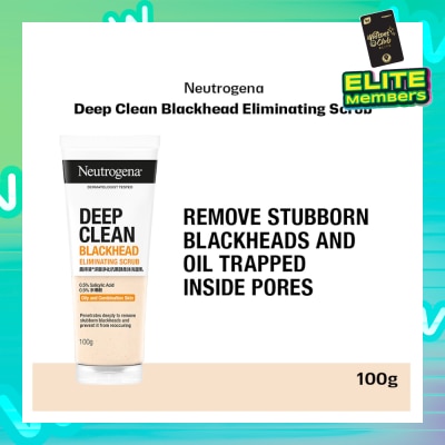 NEUTROGENA Deep Clean Black Head Eliminating Daily Scrub (For Acne Prone Skin)100g