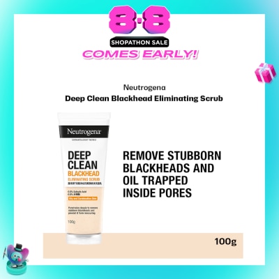 NEUTROGENA - Deep Clean Black Head Eliminating Daily Scrub (For Acne Prone Skin)100g