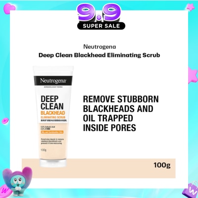 NEUTROGENA - Deep Clean Black Head Eliminating Daily Scrub (For Acne Prone Skin)100g image