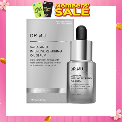 DR. WU Squalanex Intensive Repairing Oil Serum (Restore Supple + Radiant Skin) 15ml