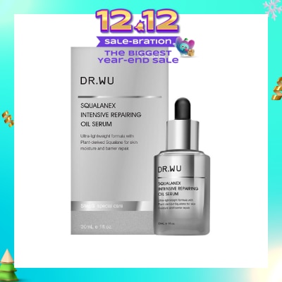 DR. WU Squalanex Intensive Repairing Oil Serum (Restore Supple + Radiant Skin) 30ml