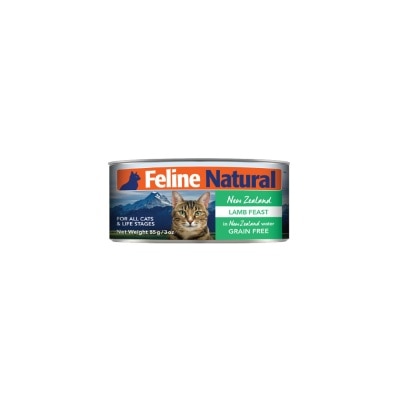 FELINE NATURAL - Lamb Feast Canned Cat Food 85g