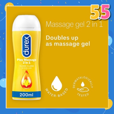 DUREX Play Massage 2 In 1 Soothing Lube (Ylang Ylang) 200ml