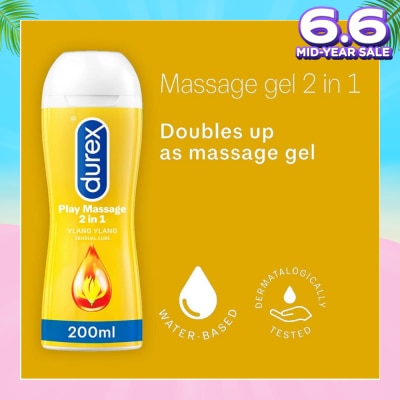 DUREX Play Massage 2 In 1 Soothing Lube (Ylang Ylang) 200ml